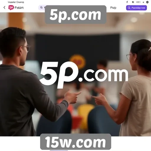 Inclusão de recursos sociais em 5p.com melhora a experiência